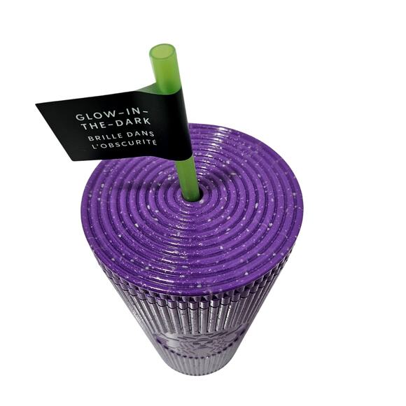Starbucks 2024 Purple Potion Glow-in-the-Dark Cold Cup Tumbler Grande 16 OZ NWT - Picture 5 of 6
